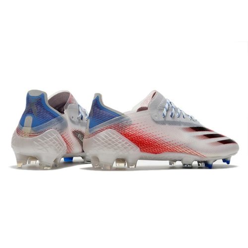 fodboldstøvler adidas X Ghosted.1 FG Showpiece - Sølv Sort Rød_4.jpg